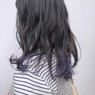 ミディアム 古屋 花織のヘアスタイル