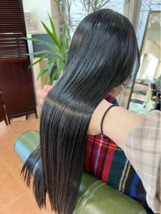 ロング カラー 石井 佑樹のヘアスタイル