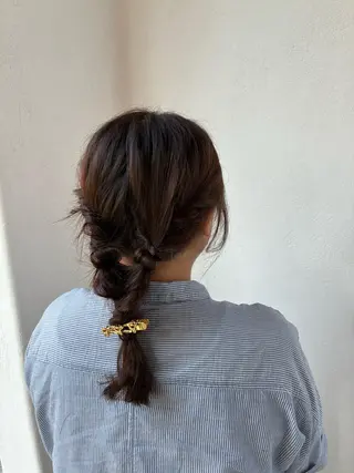 カラー ヘアアレンジ 清水 美香のヘアスタイル