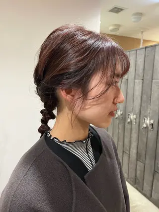 ミディアム 梅田美容室/カット /Maoのヘアスタイル