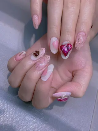 ネイル 長さだし専門店 M2　rikaのネイルデザイン