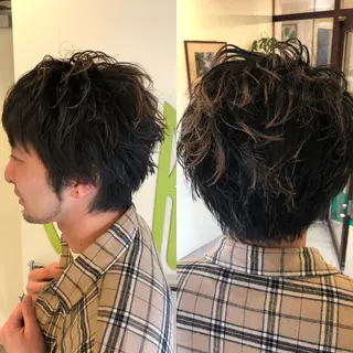 ショート メンズ ツイスパ/メンズ特化 🦋𝑺𝑶𝑵𝑬のヘアスタイル