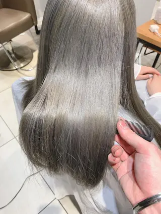 ロング 🌿earth亀有店 【緑髪のノブ】🌿のヘアスタイル