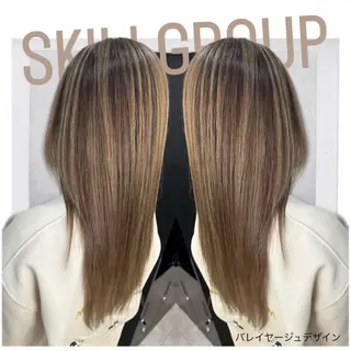 ロング カラー SKILL石岡本店所属・ՏKIᒪᒪ石岡店 本田のヘアスタイル