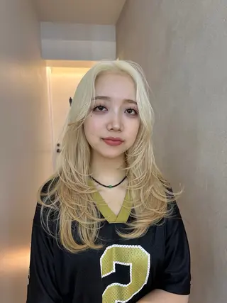 カラー ハイトーン特化 pepe🎀のヘアスタイル