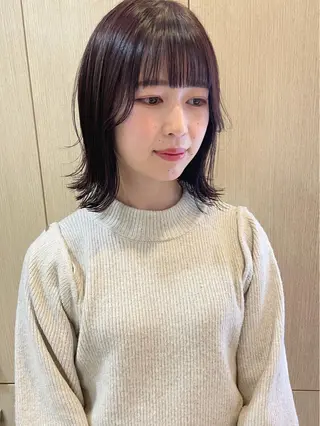 ミディアム 【ボブ/個室サロン】 癒し空間mimuraのヘアスタイル