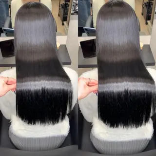 ロング カラー 新宿/髪質改善/ 縮毛矯正/松永ゆいのヘアスタイル