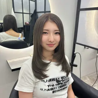 ロング カラー Ren. 🦋デザインカラーのヘアスタイル