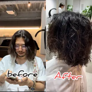 ミディアム メンズ Dover所属・🔥メンズ特化🔥 カット/Shouのヘアスタイル