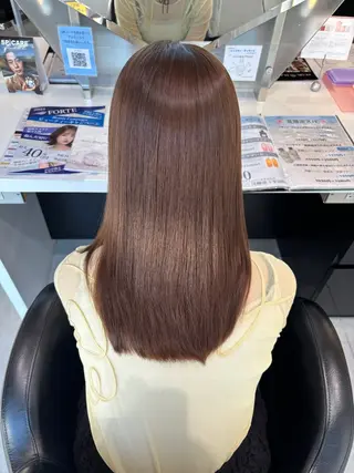 セミロング カラー 韓国風顔まわり/ベー ジュ/マツエク♡美咲のマツエク・マツパデザイン