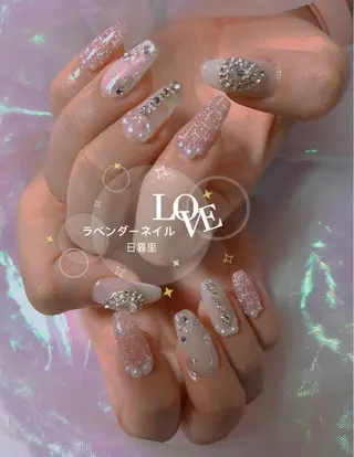 ネイル ラベンダー💖日暮里 ルル💖ネイルのネイルデザイン