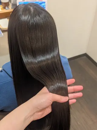 ロング 寺田百花/髪質改善/ カットモデル募集のヘアスタイル