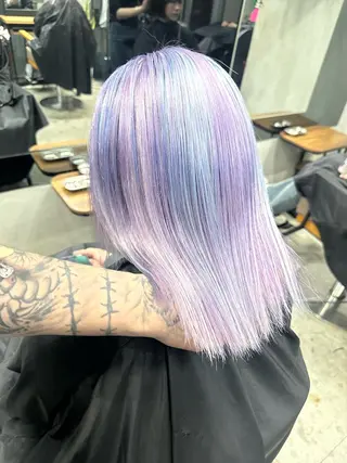 ミディアム AiM エイム　韓国レイヤーのヘアスタイル