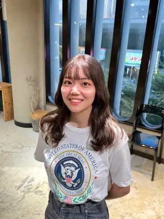 ミディアム カラー 💖梅田レイヤー💖 副店長Tsubasaのヘアスタイル