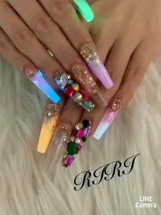 ネイル riri オーナーのネイルデザイン