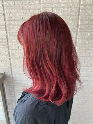 ミディアム カラー 透明感カラー✨ 酸性ストレート特化のヘアスタイル