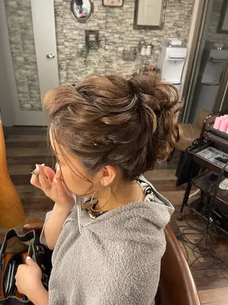 ロング ヘアアレンジ hair make  Lucciのヘアスタイル