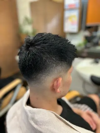 ショート メンズ men's hair sasaki 　メンズ ヘア ササキ所属・メンズパーマ/新宿 フェード/上田のヘアスタイル