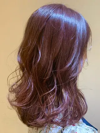 セミロング カラー ヘアアレンジ 店長/ 加藤 流菜のヘアスタイル