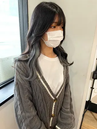 ロング カラー ヘアアレンジ Eliss Horie所属・coco♡ 韓国hairのヘアスタイル