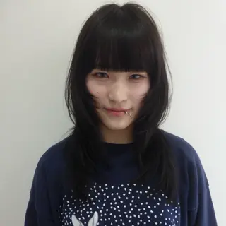 ミディアム 似合わせデザイン໒꒱ rioのヘアスタイル