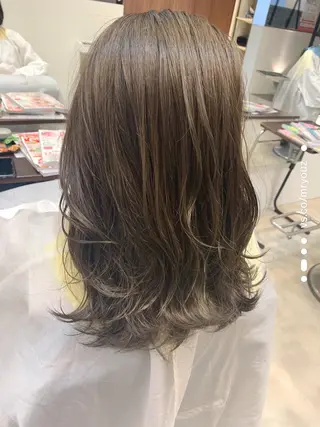 ミディアム メンズパーマ/難波/ 心斎橋　室園亮佑のヘアスタイル