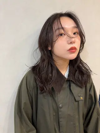 ミディアム AMATORA SPA/福井美悠のヘアスタイル