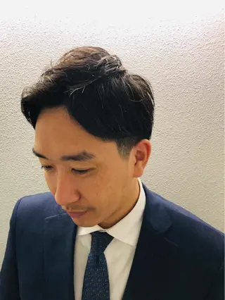 ショート パーマ メンズ 正野 菜津美のヘアスタイル