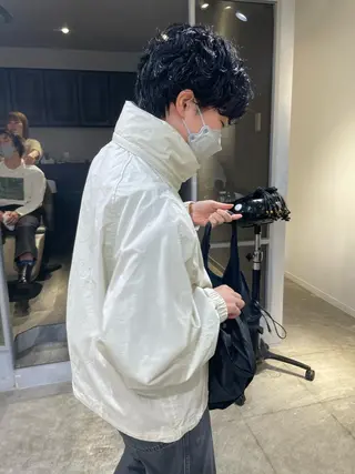 ショート パーマ 斉藤 瑞恵のヘアスタイル