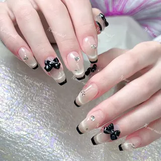 ネイル 長いだし/スカルプ/ パラシェルN.oneのネイルデザイン