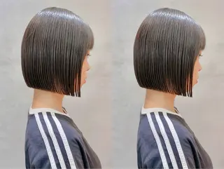 ショート Misaki /ボブ/縮毛矯正のヘアスタイル