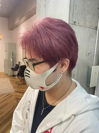 ショート カラー メンズ lani hair salon所属・SHOTO ハイトー ン/デザインカラーのヘアスタイル