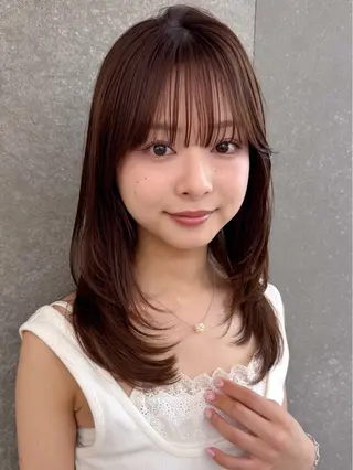 セミロング Lond un Maison.所属・レイヤー/似合わせ 🌈チャンツヨシ🌈のヘアスタイル