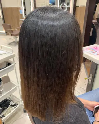 セミロング 美髪×縮毛矯正 水上真由美😘のヘアスタイル