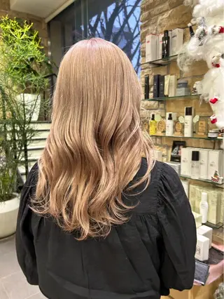 ロング カラー 💝ハイトーン/暖色 /吉祥寺/のヘアスタイル