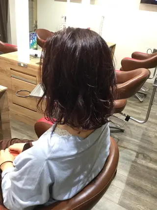 ショート カラー AMI Hair  supply所属・髪質改善カラー 韓国風レイヤーのヘアスタイル