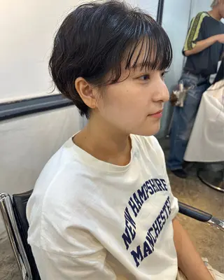 ショート カラー ヘアアレンジ stylist/蛯谷 珠里のヘアスタイル