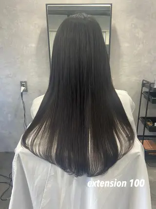 ロング プルエクステ/インナ ーカラー🦊はるなのヘアスタイル