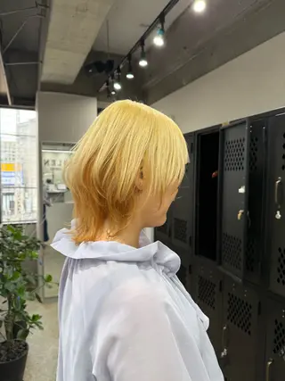 カラー ルシ🎨/ハイトーン デザイン/髪質改善のヘアスタイル