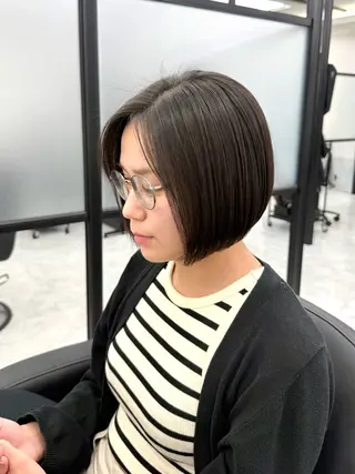 ミディアム F.所属・miku 🍑髪質改善サロンのヘアスタイル