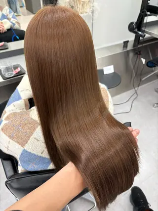 ロング 中西 優亜のヘアスタイル