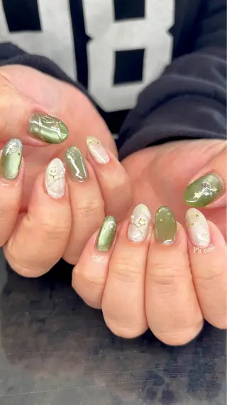 ネイル 手書きが得意🖌️ Y’s  nailのネイルデザイン