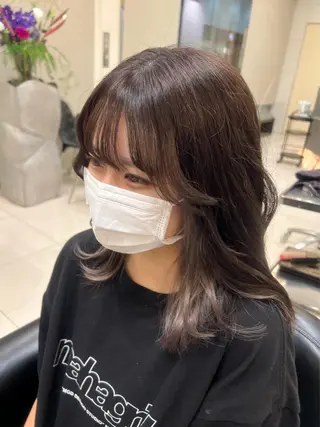 セミロング カラー Ruset所属・ハイトーン/ボブ特化 /美髪矯正/SOMAのヘアスタイル
