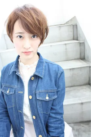 ショート ミディアム カラー 美容室tuuli 大名店所属・tuuli トゥーリのヘアスタイル