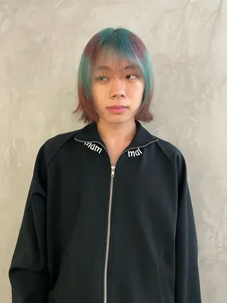 ショート メンズ GO TODAY SHAiRE SALON 原宿本店所属・REINA/ブリーチ /ハイトーン/原宿のヘアスタイル