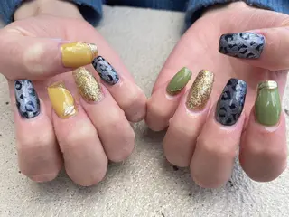 ミディアム ネイル ✴︎ Delightのネイルデザイン