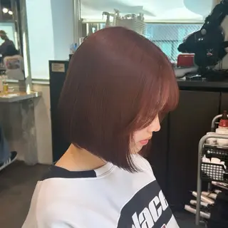 ショート IS所属・横浜美容室/透明感 カラー/レイヤーのヘアスタイル