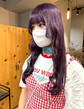 ロング カラー ROCCOeast Rukaのヘアスタイル