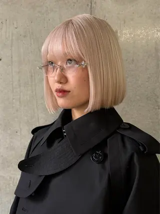 ミディアム カラー メンズ/ハイトーン /miu 🌺❤︎のヘアスタイル