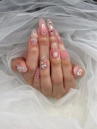 ネイル muni所属・鶴橋♡̴⟡.˚ネイル kpop.ワンホンのネイルデザイン